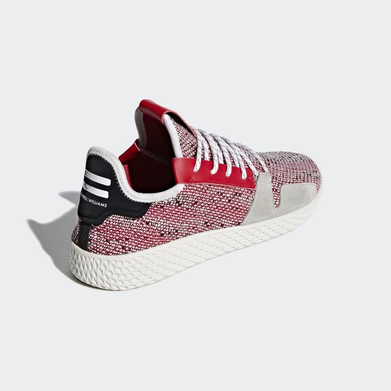 Pharrell Williams x adidas Afro Tennis HU V2 Scarlet BB9542